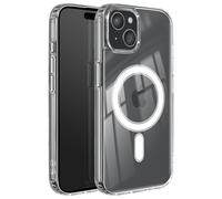 Swissten, Funda Reforzada para iPhone 15 modelo MagStick Clear Jelly