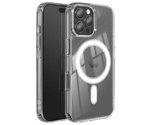 Swissten, Funda Reforzada para iPhone 16 Pro modelo MagStick Clear Jelly