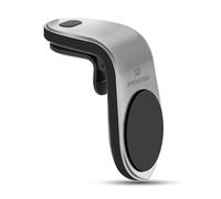 Swissten Soporte Magnético de Coche para Smartphone Rejilla del Aire, Plata