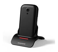swissvoice S24 2G - Teléfono móvil Plegable para Personas Mayores, Color Negro