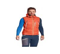 SWISSWOOL PIZ BOÈ VEST M - C: desert orange T: S
