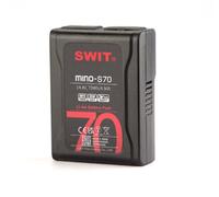 SWIT Mino-S70 | USB-C, tiny size with 70Wh pocket mini battery, USB-A/USB-C/D-tap, V-Mount