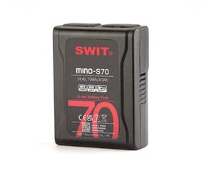SWIT Mino-S70 | USB-C, tiny size with 70Wh pocket mini battery, USB-A/USB-C/D-tap, V-Mount