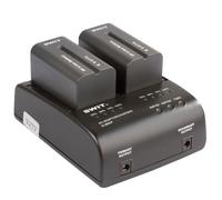 SWIT S-3602F Cargador y adaptador simultáneo de 2 canales para Sony NP-F