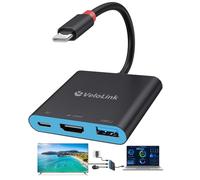 Switch 2 Dock para Nintendo Switch 2 estación de acoplamiento Switch 2 Base portátil de TV USB C a HDMI compatible con Switch1/Switch 2, Hub USB C compatible con MacBook, portátiles, (negro)