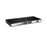 D-Link DGS-1210-26 - Switch 24 Puertos Gigabit y 2 Puertos SFP 100/1000 Mbps (Altura 1U, VLAN automática para Video vigilancia y telefonía IP)
