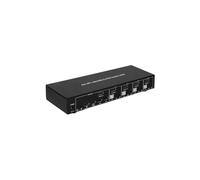 Switch 4x1 4K30Hz KVM DisplayPort/USB con IDATA DP-KVM4