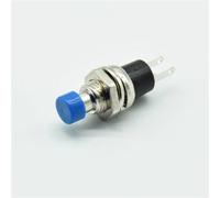 Switch 7mm Momentary Push Button Press The Reset On OFF Normally Open NO 6Pcs(6 blue)