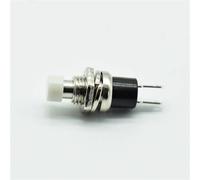 Switch 7mm Momentary Push Button Press The Reset On OFF Normally Open NO 6Pcs(6 white)