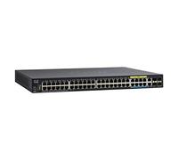 Switch administrado apilable SG350X-48PV de Cisco de 48 puertos con 40 puertos Gigabit, 8 puertos multigigabit de 5 G más PoE de 740 W, 2 combinados de 10 G + 2 SFP+, protección limitada de por vida (SG350X-48PV-K9-EU)