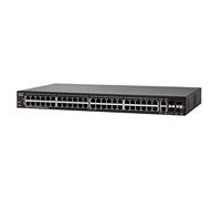 Switch administrado SG350-52 de Cisco de 52 puertos Gigabit Ethernet (GbE) con 48 puertos RJ45 Gigabit Ethernet más 2 ranuras SFP, 2 combinados Gigabit Ethernet, protección limitada de por vida (SG350-52-K9-EU)