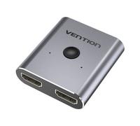 Vention Cable Conmutador HDMI AFUH0 - Bidireccional 4K@60Hz HDMI 2.0 Aluminio 2x HDMI Hembra