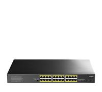 Switch Cudy 24 Puertos Gigabit 2 SFP 56Gbps PoE+ Presupuesto 300W Rack AC