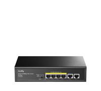 Switch Cudy - 6 Puertas 10/100 Mbps - UnManaged PoE+ - FS1006P