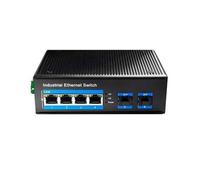 Switch CUDY IG1004S2P Industrial 1000Mbps 4 PoE RJ45 + 2 SFP Full-Duplex -40~80ºC