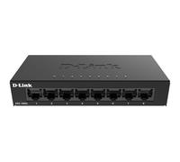 Switch D-Link de 8 Puertos Gigabit RJ-45 Plug & Play en Carcasa Metálica