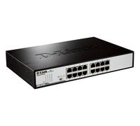 D-Link DGS-1016D/E switch No administrado Negro, Metálico