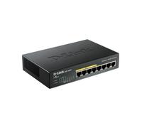 D-Link DGS-1008P/E switch No administrado L2 Energía sobre Ethernet (PoE) Negro