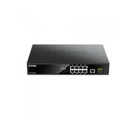 Switch D-Link DGS-1010MP 8 Puertos PoE+ 1 SFP Rackable Sin Gestión