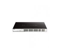 D-Link DGS-1210-28P switch Gestionado L2 Gigabit Ethernet (10/100/1000) Energía sobre Ethernet (PoE) 1U Negro