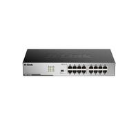 D-Link DGS-1016D/E switch No administrado Negro, Metálico