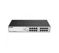 D-Link DGS-1016D/E switch No administrado Negro, Metálico