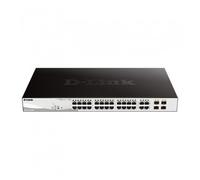 D-Link DGS-1210-28P switch Gestionado L2 Gigabit Ethernet (10/100/1000) Energía sobre Ethernet (PoE) 1U Negro
