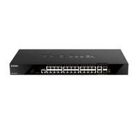 D-Link - DGS-1520-28 switch Gestionado L3 10G Ethernet (100/1000/10000) 1U Negro