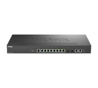 Switch gestionable d - link dms - 1250 - 12tp 8x multigigabit 2.5g poe+ 2 x 10g + 2 x 10g sfp+ 240w