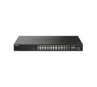 Switch d-link dms-1250-28p/e 28 puertos/ rj-45 gigabit 10/100/1000 poe/ sfp