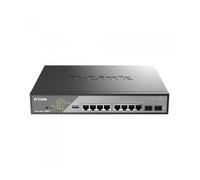 Conmutador D-Link DSS-200G-10MPP/E Gestionado L2 8 Puertos Gigabit PoE 242W