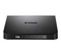 D-Link GO-SW-16G No administrado L2 Gigabit Ethernet (10/100/1000) 1U Negro