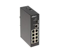 Switch|DAHUA|PFS3110-8T|Type L2|8x10Base-T / 100Base-TX|1x10Base-T / 100Base-TX / 1000Base-T|1x1000Base-X|DH-PFS3110-8T