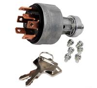 Switch de Encendido 1700100023 para Maquinaria para takeuchi TL140 TL240 - Interruptor de Ignición Metálico Sellado para Uso Intensivo en
