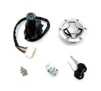 Switch De Ignición Para Kawasaki Para Ninja 250 300 EX250 EX300 ER250 Z250 Z300 250SL Llaves Bloqueo Tapa Combustible Interruptor Encendido Motocicleta Bloqueo De Encendido(Full Set Lock)