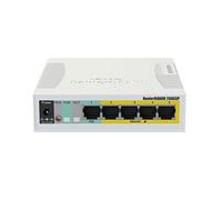 Switch de Red, 5 Puertos Gigabit, 1 Puerto SFP, PoE, gestión Simple, Ideal para Redes pequeñas y transmisión de Datos eficiente.