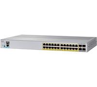 Switch de Red Cisco Catalyst 2960L-24PQ-LL, 24 Puertos GbE PoE+, asignación PoE de 195 W, Funcionamiento sin Ventilador, garantía Limitada de por Vida Mejorada (WS-C2960L-24PQ-LL)