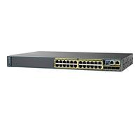 Switch de Red Cisco Catalyst 2960X-24TS-L, 24 Puertos Gigabit Ethernet, 2 Puertos de Enlace Ascendente SFP+ de 10 G, garantía Limitada de por Vida Mejorada (WS-C2960X-24TS-L)