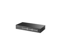 Switch de Red Gigabit Mercusys MS124GS 24 Puertos RJ-45 10/100/1000 Mbps 48 Gbit/s Escritorio/Rack Negro