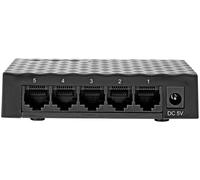 Switch de Red No Administrable 5 Puertos LAN Gigabit Ethernet (10/100/1000) Negro - NEDIS