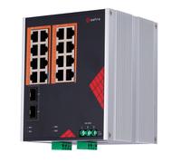 Switch din poe gigabit 16p rj45 +2sfp safire sf-swi1816hipoe-gf