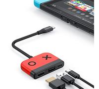 Switch Dock for Nintendo Switch OLED, 3 in 1 Switch TV Adapter with 4K HDMI, USB 3.0 Port, Type C 100W Charging, Portable Switch Docking Station Travel, for Samsung Dex S23, MacBook