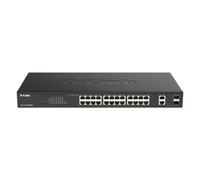 D-Link - DGS-1100-26MPV2/E switch Gestionado L2 Gigabit Ethernet (10/100/1000) Energía sobre Ethernet (PoE) Negro