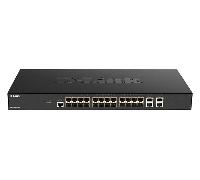 switch gestionable l2 d-link dxs-1210-28s 24p sfp+ (10g) + 4p 10g rack