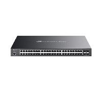 SWITCH GESTIONABLE L2 TP-LINK TL-SG3452XMMP 48P GIGA L2+ 4x10G SFP+ 40xPoE+ 8xPoE++ VLAN 750W