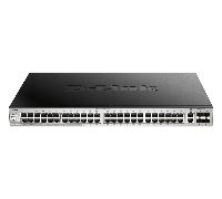 SWITCH GESTIONABLE L3 D-LINK STACKABLE DGS-3130-54TS/E 48P GIGA + 2P 10G + 4P 10G SFP+