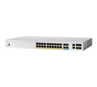 Switch gestionado Cisco Business CBS350-24MGP-4X | 4 puertos de 2,5 GE | 20 puertos GE | PoE | 2 combinados de 10 G | 2 SFP+ de 10 G | Garantía limitada de hardware de por vida (CBS350-24MGP-4X-EU)