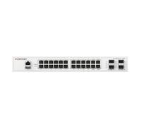 Switch gestionado Fortinet FS-124F 24x Gigabit Ethernet 4x SFP+ L2 Rack 1U Blanco