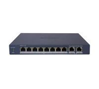 Switch gestionado Hikvision DS-3E1510P-EI/M 8x PoE 2x Uplink 60W protección 6kV