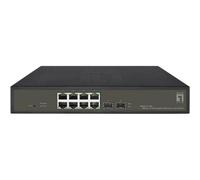 Switch gestionado LevelOne GES-2110P 8 puertos Gigabit PoE+ 2 SFP sin ventilador